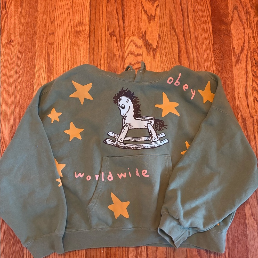 Obey Sage Green Hoodie